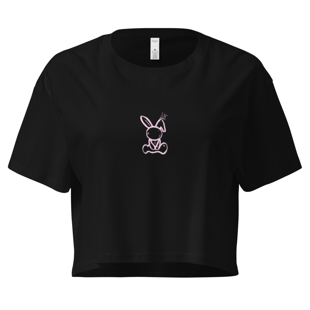 Crop top Trust your crazy idea negro