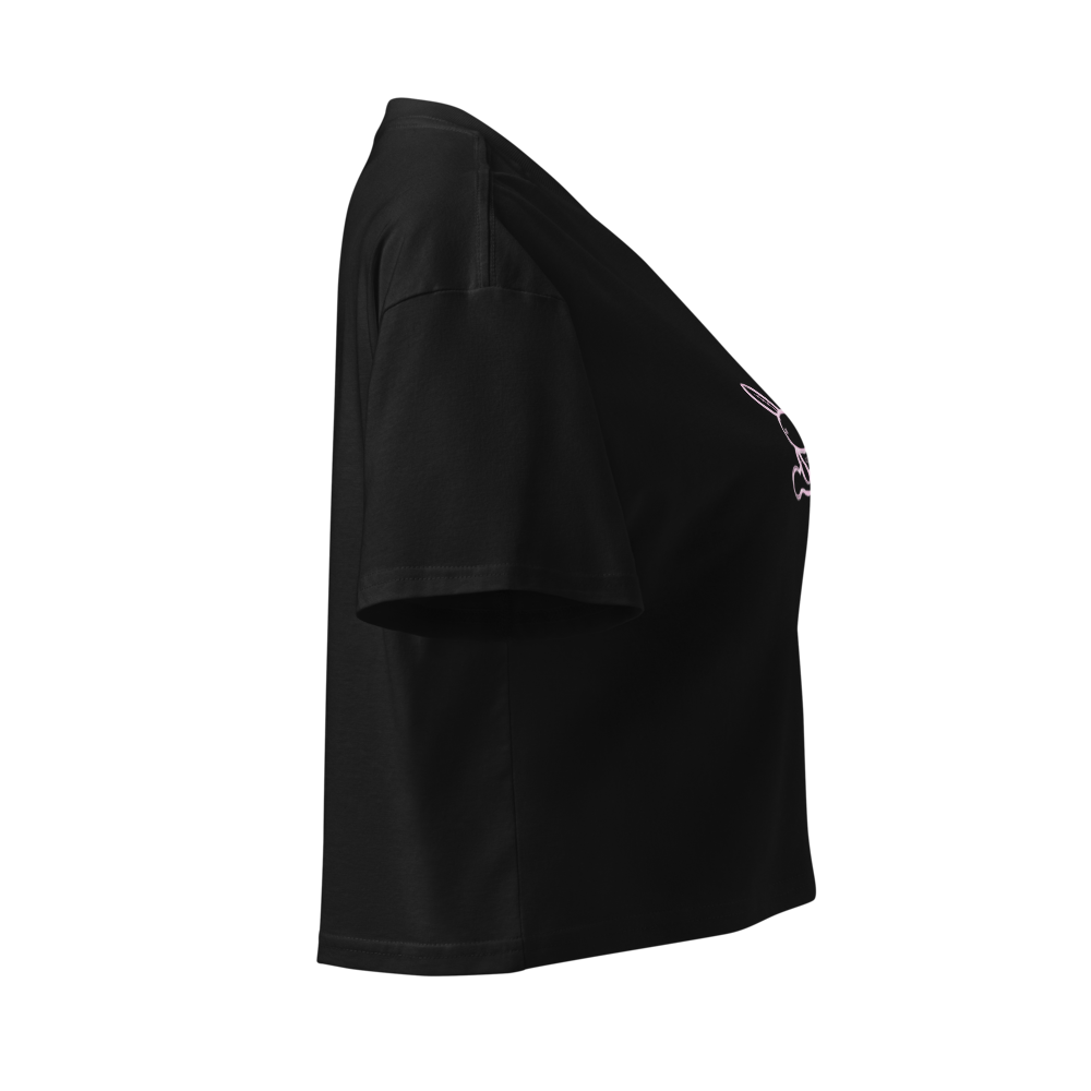 Crop top Trust your crazy idea negro